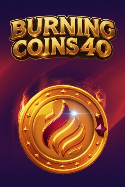 Burning Coins 40-kolikkopeli casinossa Betrepublic
